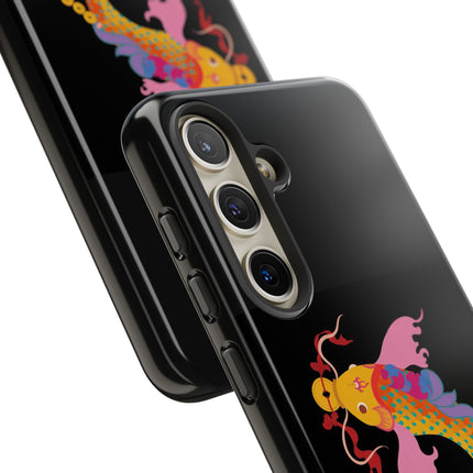 Golden Koi Phone Case – Lucky Swim & Vibrant Fortune