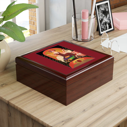 January & Garnet (from the Gem Series) by Sofia Chiostri Jewelry Box