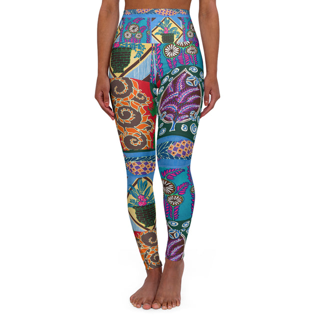 Floral Design by Emile-Alain Séguy High Waisted Yoga Leggings (AOP)