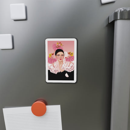 Pierrot & Fairies Dressed in Pink by Sofia Chiostri Die-Cut Magnets (5 Sizes)