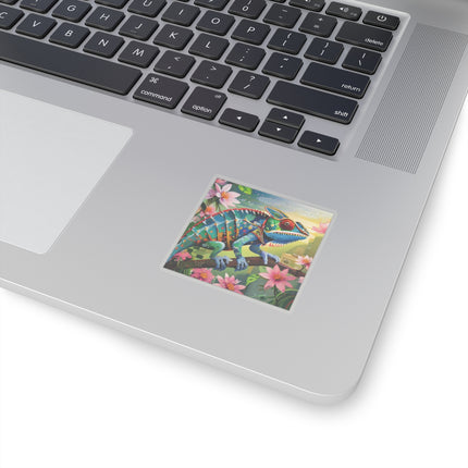 Camouflage Chameleon Kiss-Cut Stickers (4 Sizes)