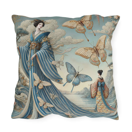 Butterfly Empress Outdoor Pillows – Graceful Butterflies & Timeless Elegance