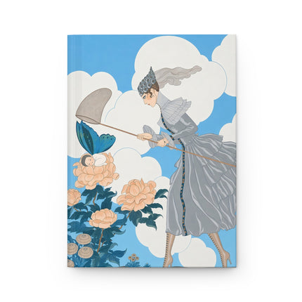 🦋🌸 The Lady Of The Butterfly Garden Hardcover Journal – Art Deco Floral Whimsy
