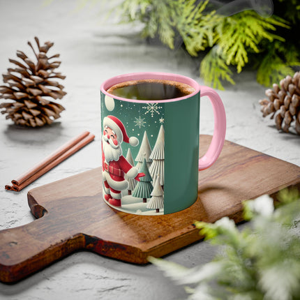 Santa's Joyful Night Colorful Mugs (11oz, 15oz)