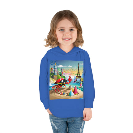 Crab Architect Toddler Pullover Fleece Hoodie
