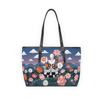 🌸🎀 The Grand Floral Promenade Shoulder Bag – Art Deco Fashion Fantasy