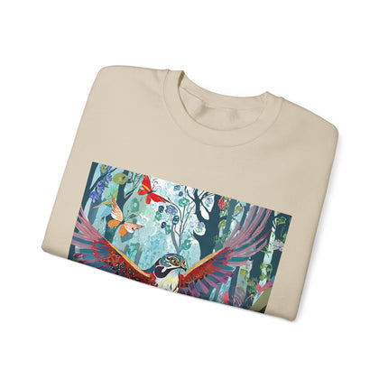 Colorful Raptor Unisex Heavy Blend™ Crewneck Sweatshirt