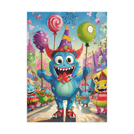 Monster Parade Madness Postcards (envelopes included) - Bundles of 10, 30, 50 Pieces