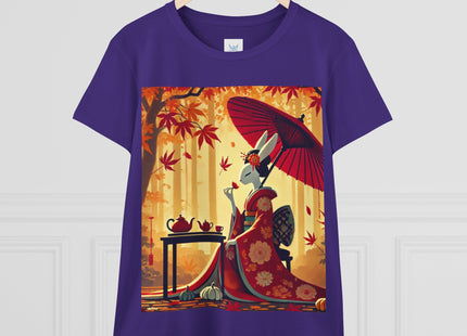 Theatrical Harvest Rabbit Women's Midweight Cotton Tee