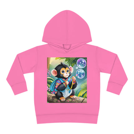 Bubble Magic in the Jungle Toddler Pullover Fleece Hoodie