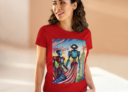 High Fashion Cyberpunk CIA Robots Cotton Tee