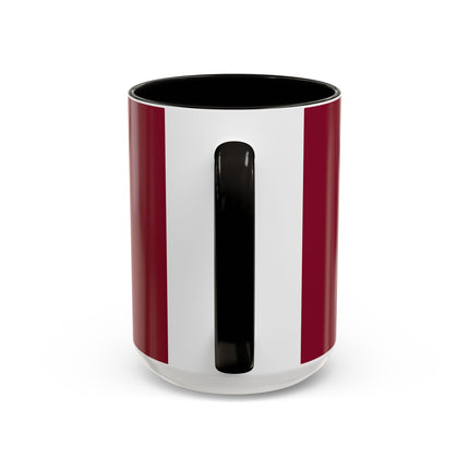 Elegant Holiday Woman with Gifts Colorful Mugs (11oz, 15oz)