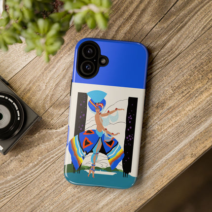 Exotic Dancer Phone Case – Vibrant Performance & Art Deco Flair