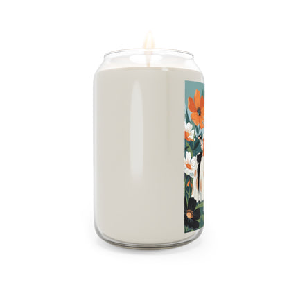 🌸☕ The Garden Tea Companions Scented Soy Candle – Art Deco Floral Fashion
