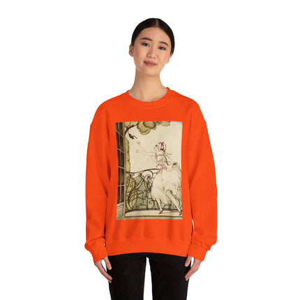 Sur talons rouges (On Red Heels) pl 02 by Gerda Wegener Heavy Blend™ Crewneck Sweatshirt