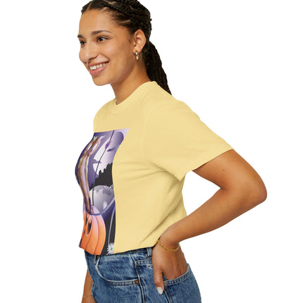 The Startled Pumpkin Unisex Garment-Dyed T-shirt