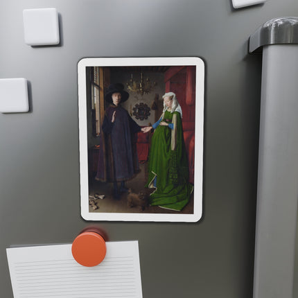 Arnolfini Portrait by Jan Van Eyck Die-Cut Magnets (5 Sizes)