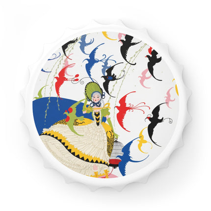 Flight of the Songbirds Bottle Opener – Whimsical Symphony & Elegant Freedom