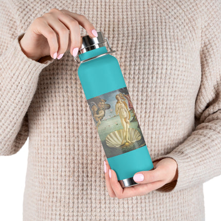 Birth of Venus by Sandro Botticelli Copper Vacuum Insulated Bottle, 22oz
