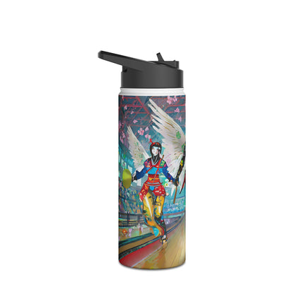 Samurai Robot Angels Stainless Steel Water Bottle