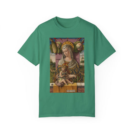 Madonna and Child by Carlo Crivelli Unisex Garment-Dyed T-shirt