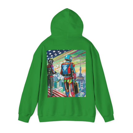 NSA Cyber Punk Computer Hacking Team – Heavy Blend™ Hooded Sweatshirt