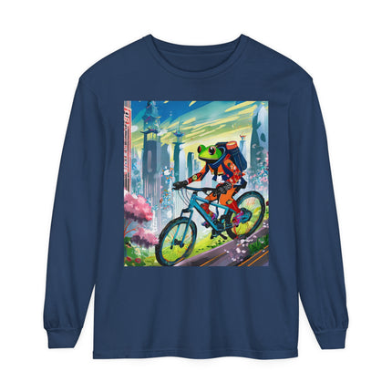 Cyberpunk Frog Long Sleeve T-Shirt