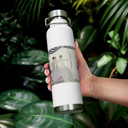 Visez au coeur, belles dames! by George Barbier Copper Vacuum Insulated Bottle, 22oz