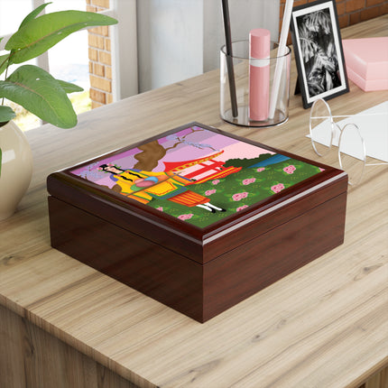 Elegance and Blooms Jewelry Box