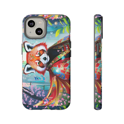 Cybernetic Red Panda Phone Cases