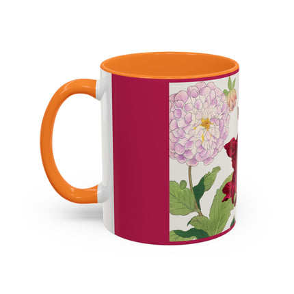 Dahlia Flower by Tanigami Kônan Colorful Mugs (11oz, 15oz)