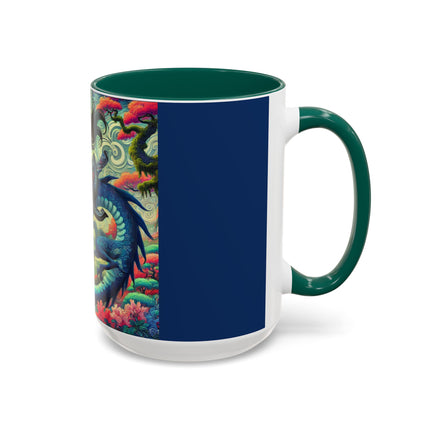 Mystic Guardian of the Sky Light Colorful Mugs (11oz, 15oz)