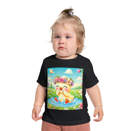 Springtime Splash Duckling Baby T-Shirt – Joyful Moments & Sunny Spring Days