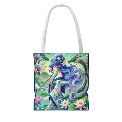 Fairy of the Koi Pond Tote Bag – Mystical Harmony & Pond Enchantment