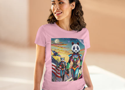 Cyber Punk Robots Cotton Tee