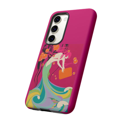 Mermaid Dive Phone Case – Vibrant Waves & Playful Elegance
