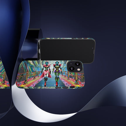 Cyber Punk Robot Models Phone Cases