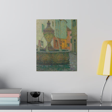 The Fountain at Saint-Paul – Henri Le Sidaner’s Tranquil Vision
