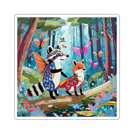 Whimsical Woodland Kiss-Cut Stickers (4 Sizes)