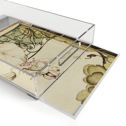 Sur talons rouges (On Red Heels) pl 02 by Gerda Wegener Acrylic Serving Tray