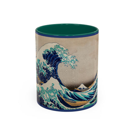 The Great Wave off Kanagawa by Katsushika Hokusai Colorful Mugs (11oz, 15oz)