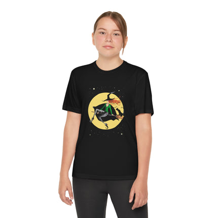 A Witch’s Moonlit Flight Youth Competitor Tee
