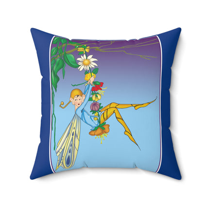 A Fairy's Delight Spun Polyester Square Pillow