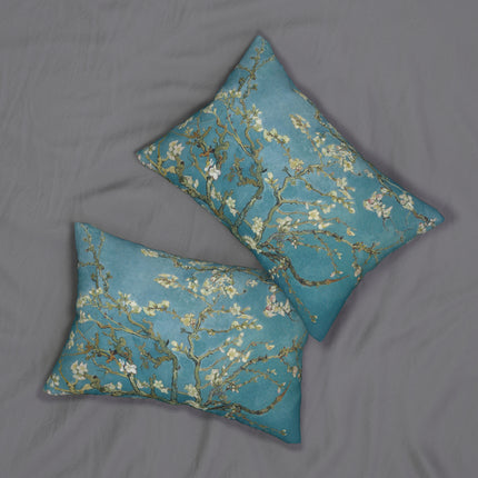 Almond Blossom by Vincent van Gogh Spun Polyester Lumbar Pillow