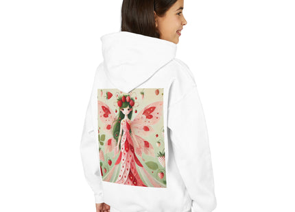 Strawberry Fairy Delight Youth Heavy Blend Hooded Sweatshirt
