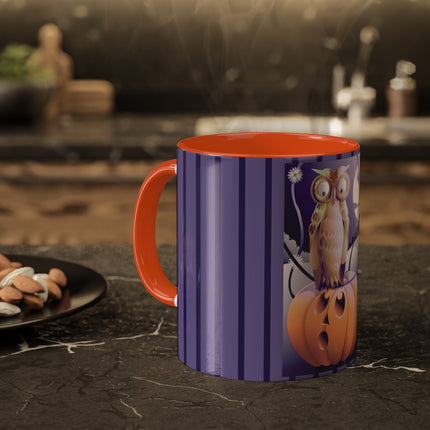 The Startled Pumpkin Colorful Mugs, 11oz