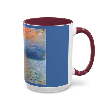 Sunrise by Claude Monet Colorful Mugs (11oz, 15oz)