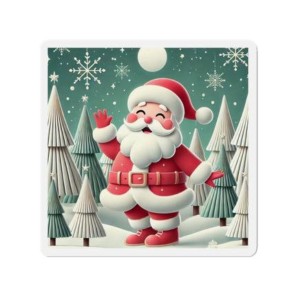 Santa's Joyful Night Die-Cut Magnets (5 Sizes)