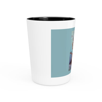 Beautiful Shells by Virginia Frances Sterrett Ceramic Shot Glass