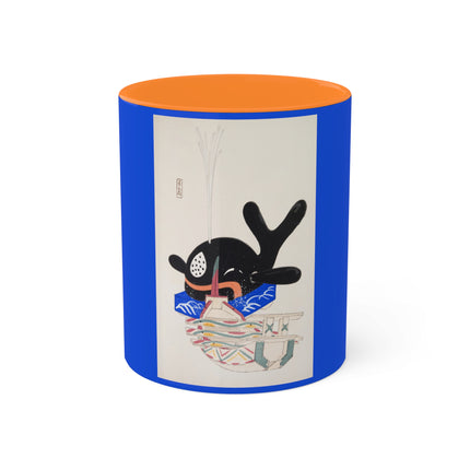 Illustrations of Japanese Toys Pl.009 by Kawasaki Kyosen Colorful Mugs, 11oz